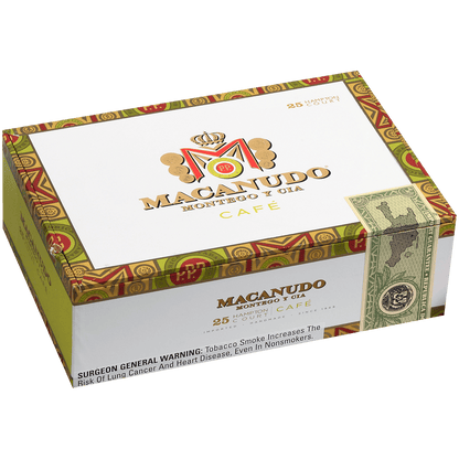 Macanudo Cafe Hampton Court Tubos 25 Ct. Box 5.50X42