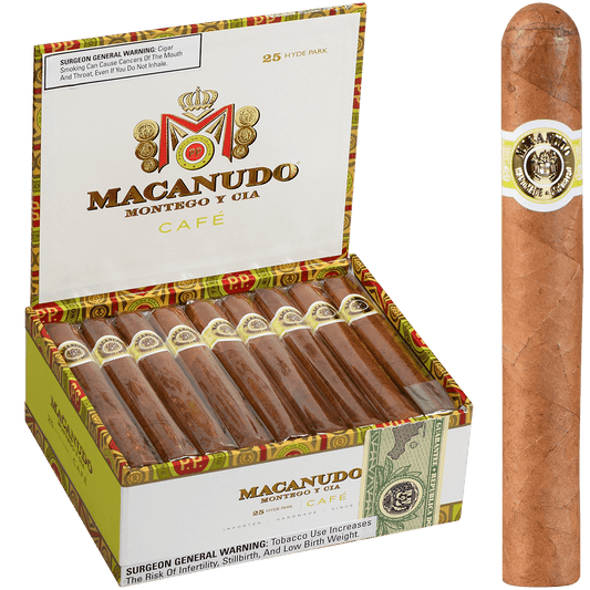 Macanudo Cafe Hyde Park 25 Ct. Box 5.50X49
