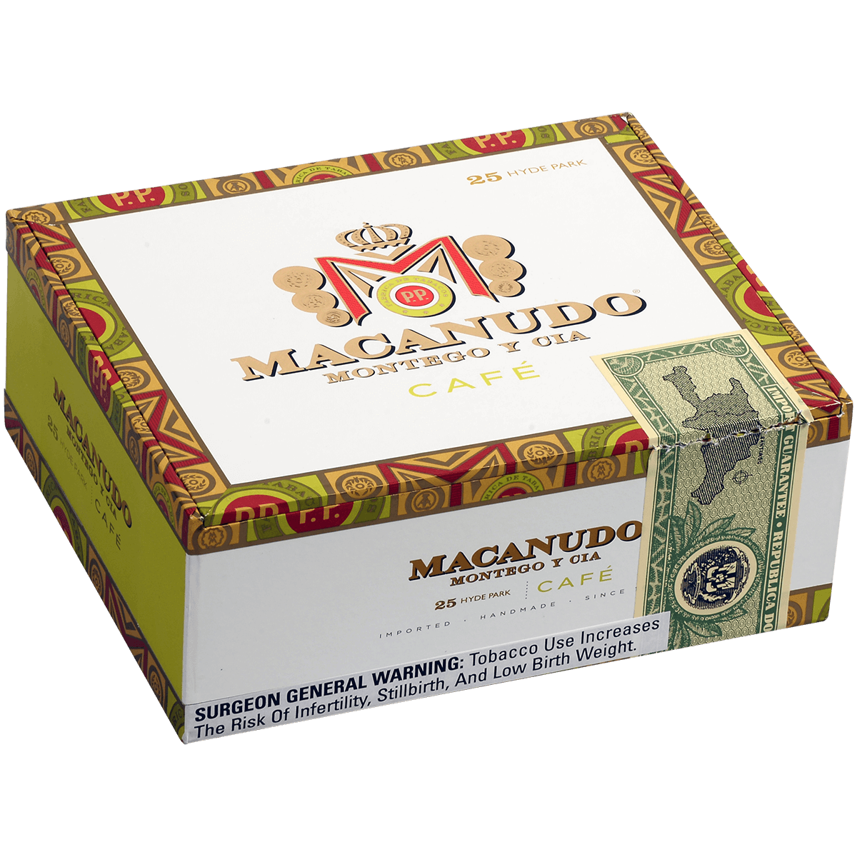 Macanudo Cafe Hyde Park 25 Ct. Box 5.50X49