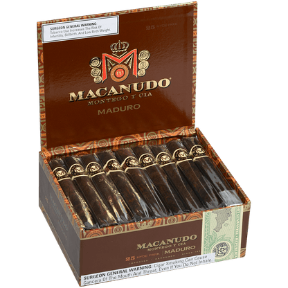 Macanudo Maduro Hyde Park 25 Ct. Box 5.50X49