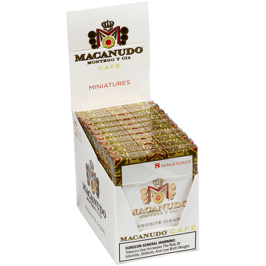 Macanudo Cafe Miniature 10/8 Packs 3.75X24