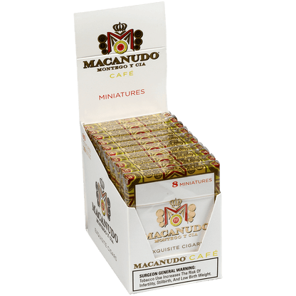 Macanudo Cafe Miniature 10/8 Packs 3.75X24