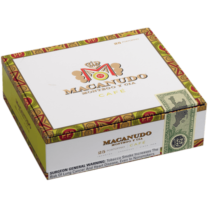 Macanudo Cafe Portofino Tubos 25 Ct. Box 7.00X34