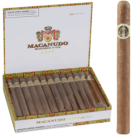 Macanudo Cafe Prince Philip 25 Ct. Box 7.50X49