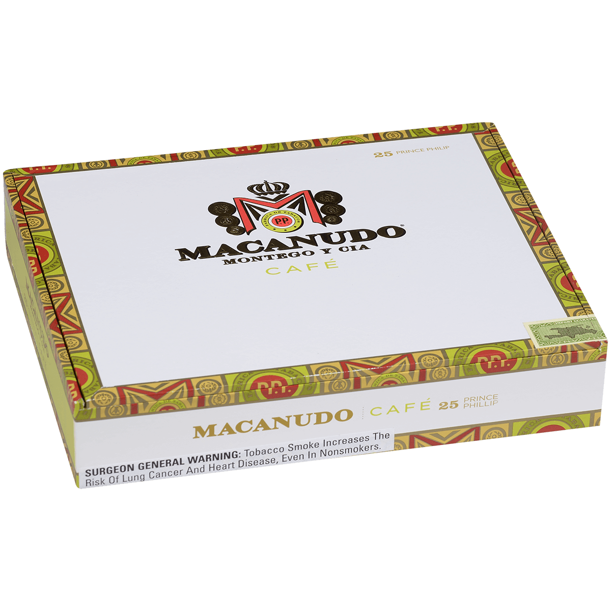 Macanudo Cafe Prince Philip 25 Ct. Box 7.50X49