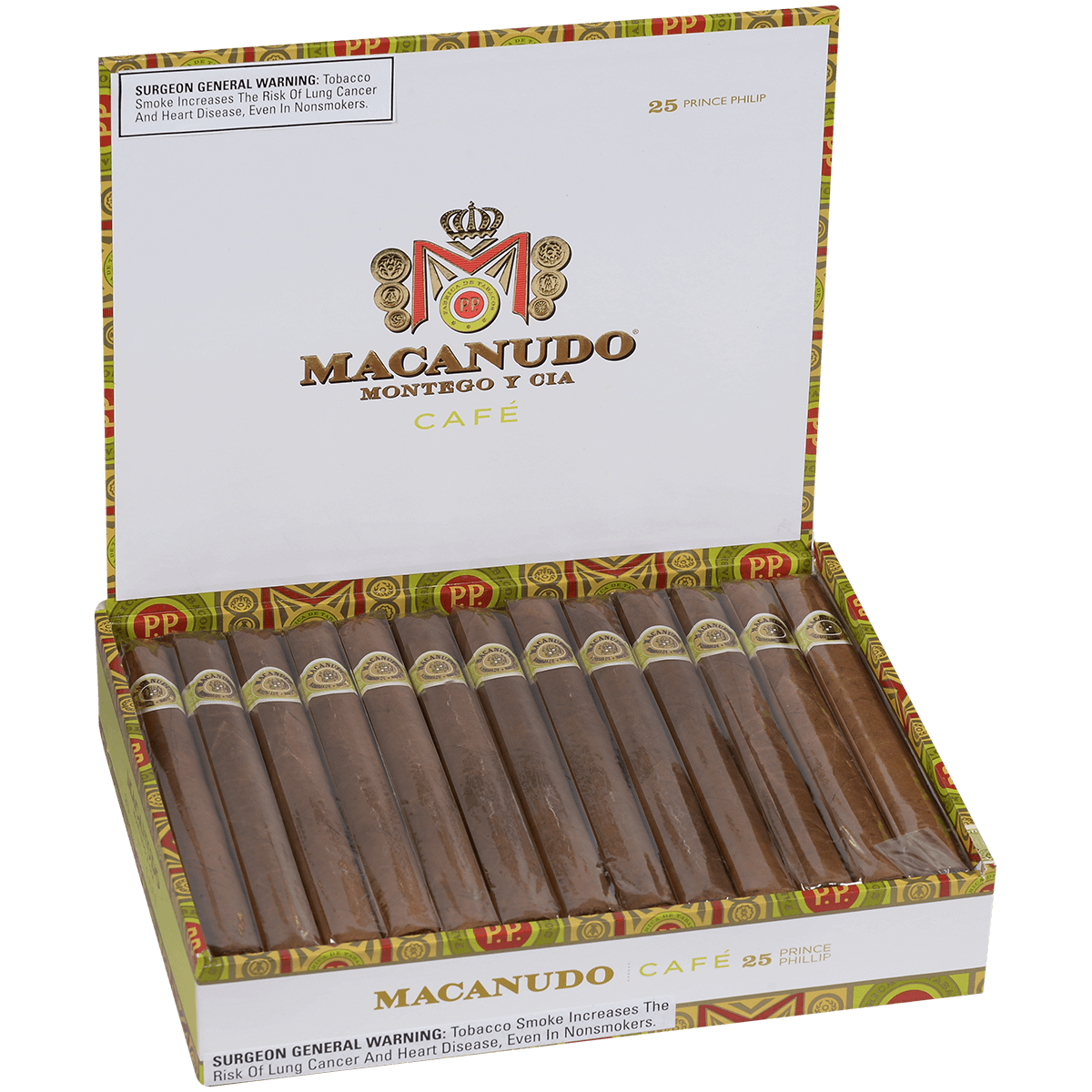 Macanudo Cafe Prince Philip 25 Ct. Box 7.50X49