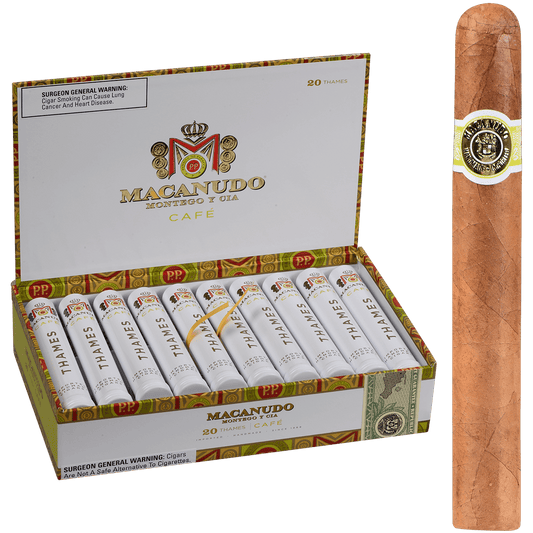 Macanudo Cafe Thames Tubos 20 Ct. Box 6.00X50