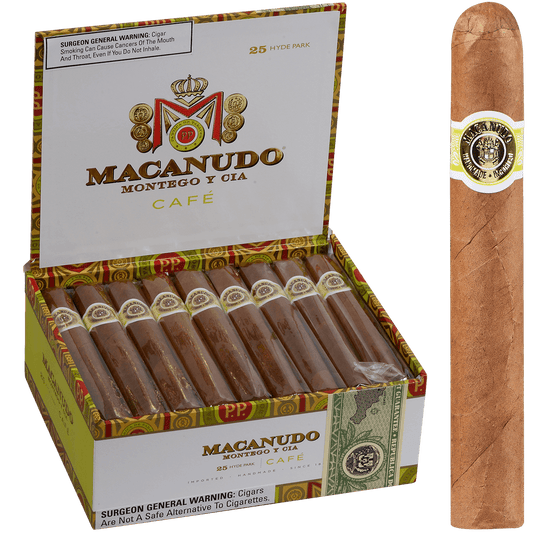 Macanudo Cafe Baron De Rothschild 25 Ct. Box 6.50X42