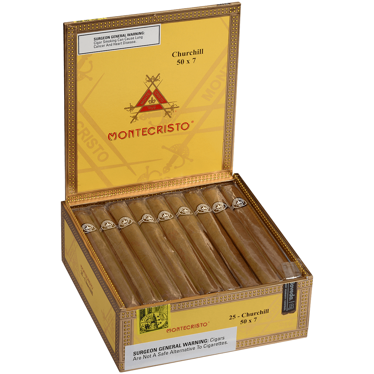 Montecristo Churchill Natural 25 Ct. Box 7.00X50