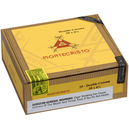 Montecristo Double Corona Natural 25 Ct. Box 6.25X50