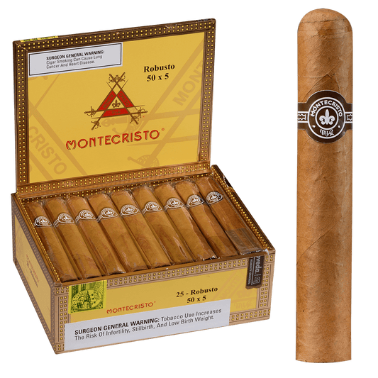 Montecristo Robusto Natural 25 Ct. Box 5.00X50