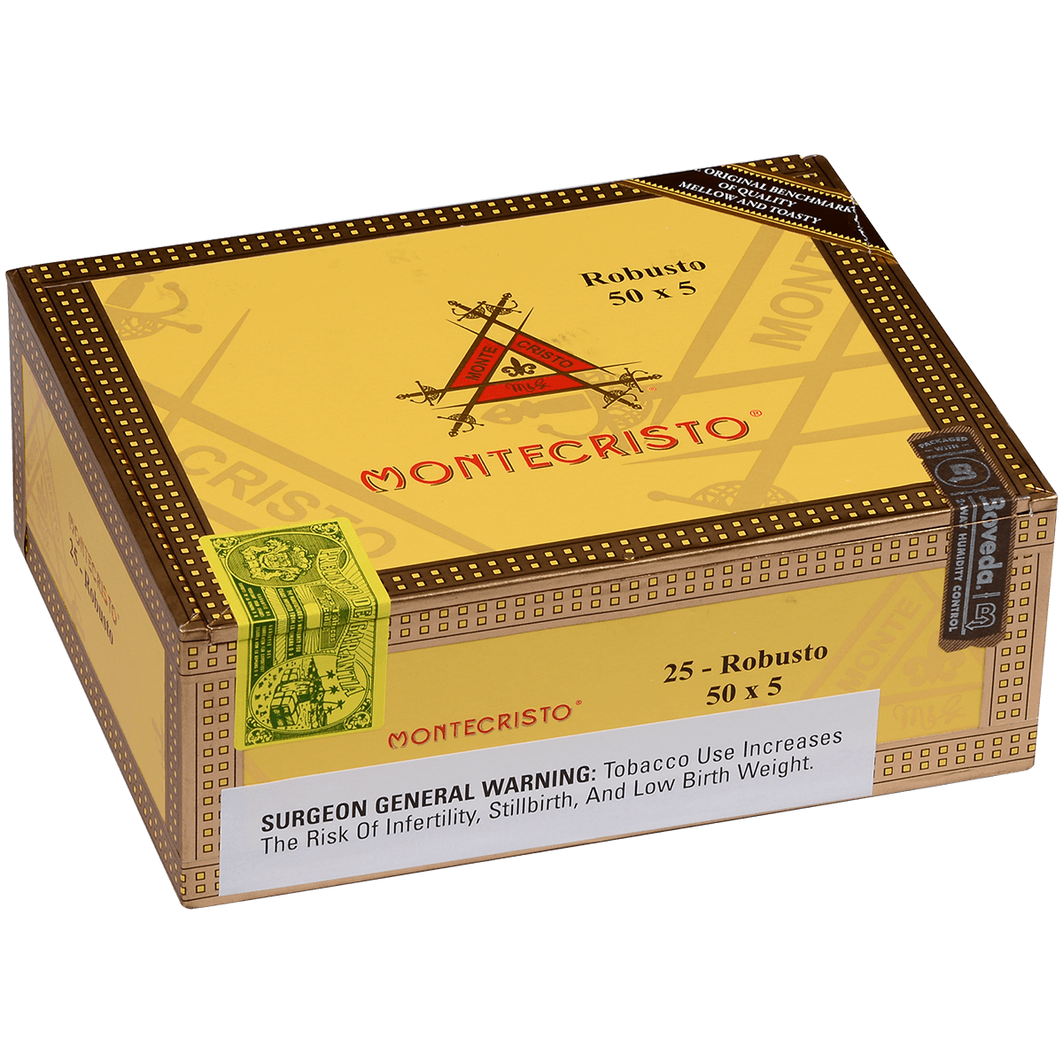Montecristo Robusto Natural 25 Ct. Box 5.00X50