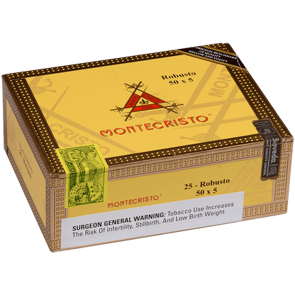 Montecristo Robusto Natural 25 Ct. Box 5.00X50