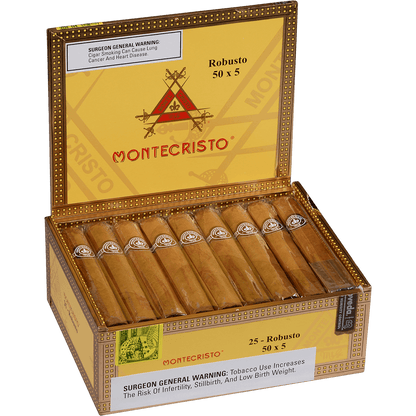 Montecristo Robusto Natural 25 Ct. Box 5.00X50