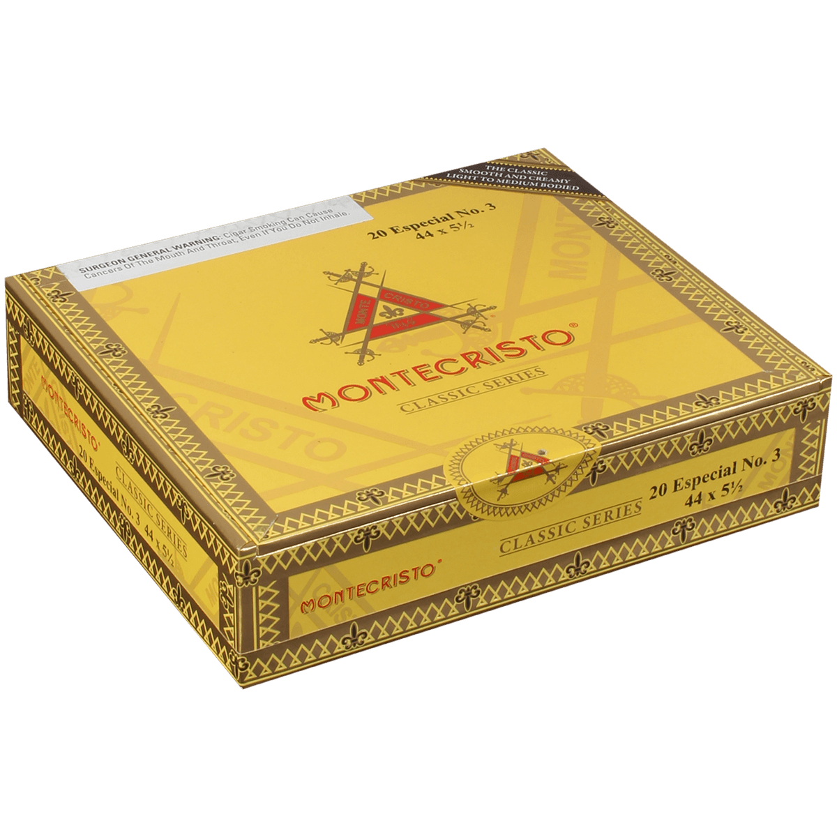 Montecristo Classic Collection Especial No. 3 20 Ct. Box 5.50X44