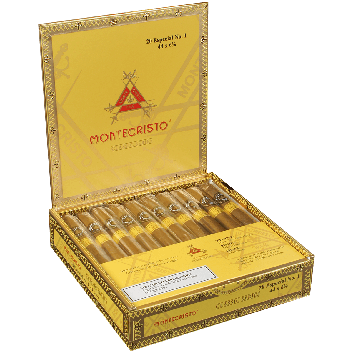Montecristo Classic Collection Especial No. 1 20 Ct. Box 6.625X44