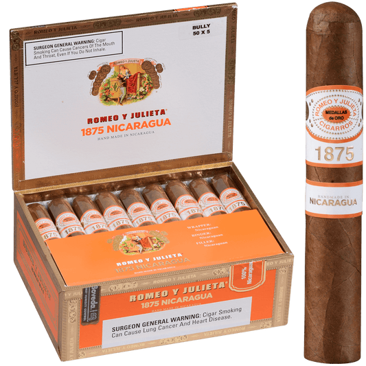 Romeo Y Julieta 1875 Nicaragua Bully 25 Ct. Box 5.00X50