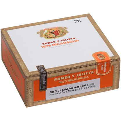 Romeo Y Julieta 1875 Nicaragua Toro 25 Ct. Box 6.00X50