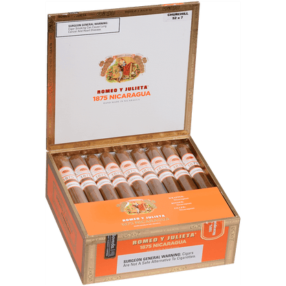 Romeo Y Julieta 1875 Nicaragua Churchill 25 Ct. Box 7.00X52