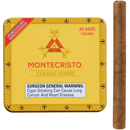 Montecristo Classic Mini 5/20 Ct. Tins 2.875X20