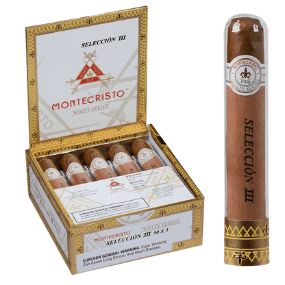Montecristo Seleccion White Iii Tubes 10 Ct. Box 5.00X50
