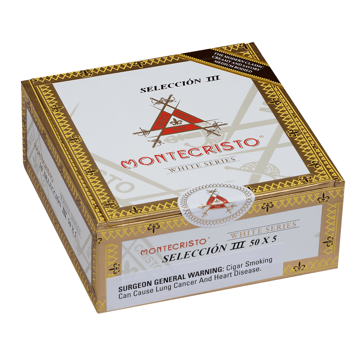 Montecristo Seleccion White Iii Tubes 10 Ct. Box 5.00X50
