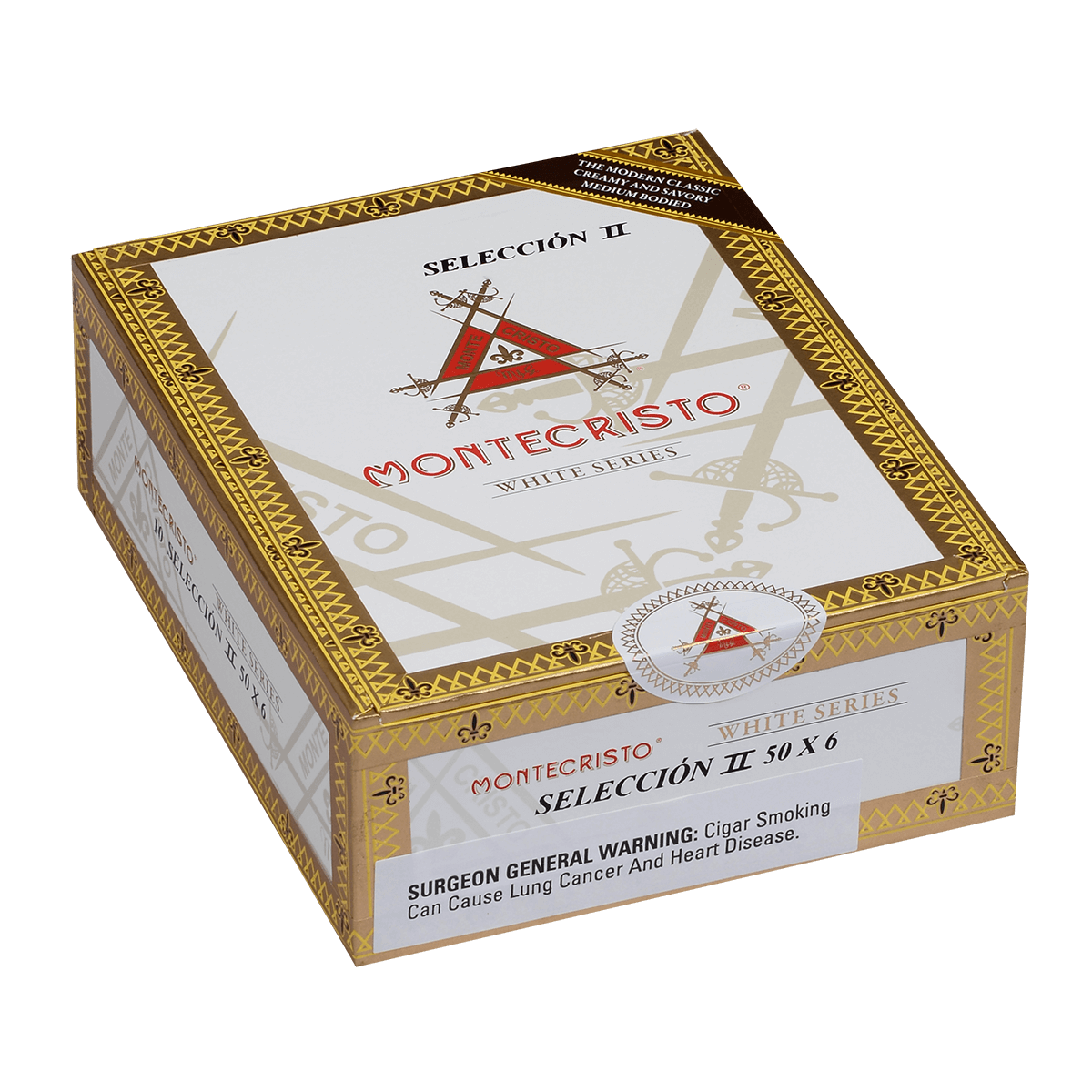 Montecristo Seleccion White Ii Tubes 10 Ct. Box 6.00X50