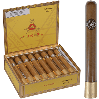 Montecristo Seleccion I Corona Tubes 16 Ct. Box 5.50X44.6