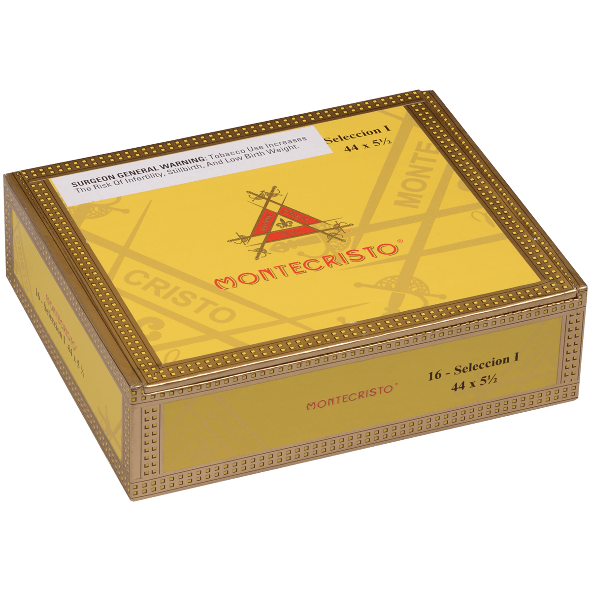 Montecristo Seleccion I Corona Tubes 16 Ct. Box 5.50X44.6