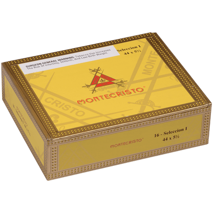 Montecristo Seleccion I Corona Tubes 16 Ct. Box 5.50X44.6