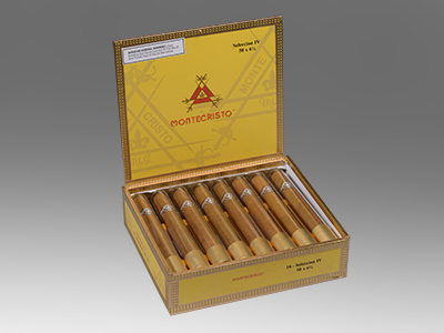 MONTECRISTO SELECCION IV DOUBLE CORONA TUBES 16 CT. BOX 6.25X50