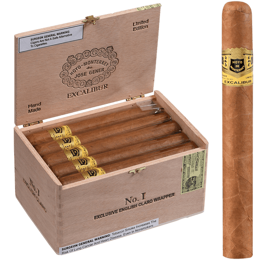 Hoyo Excalibur English Claro No. I 20 Ct. Box 7.25X54