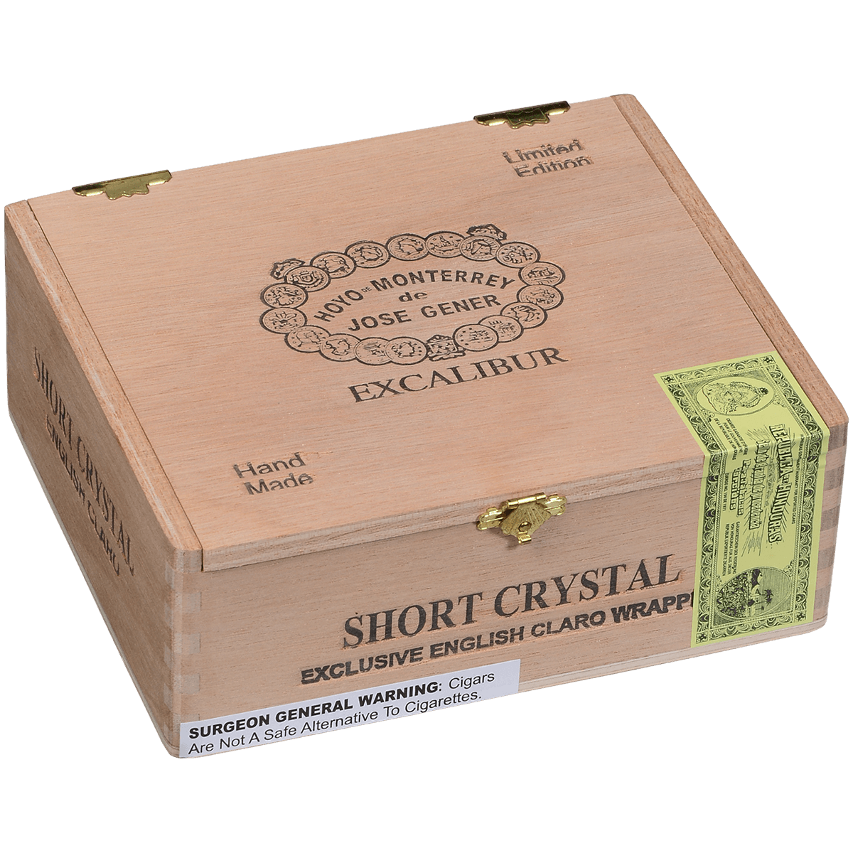 Hoyo Excalibur Short Crystal 10 Ct. Box 5.50X50