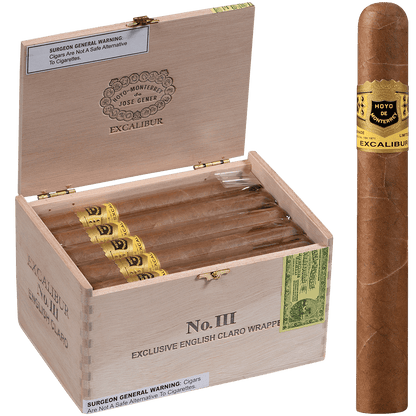 Hoyo Excalibur English Claro No. Iii 20 Ct. Box 6.12X48