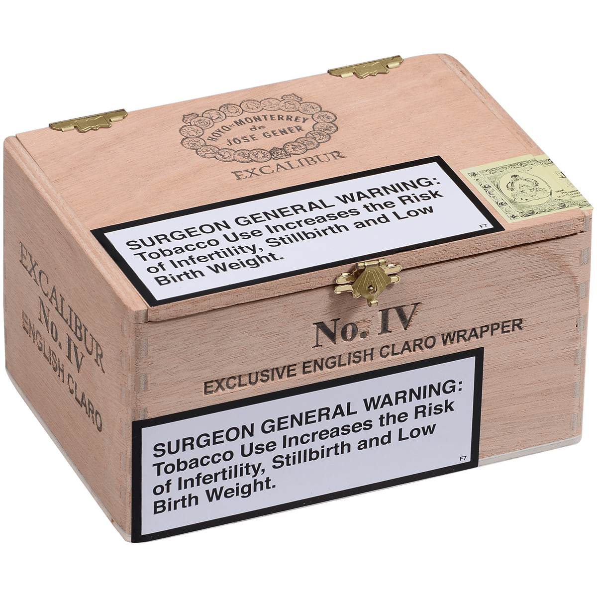 Hoyo Excalibur English Claro No. Iv 20 Ct. Box 5.63X46