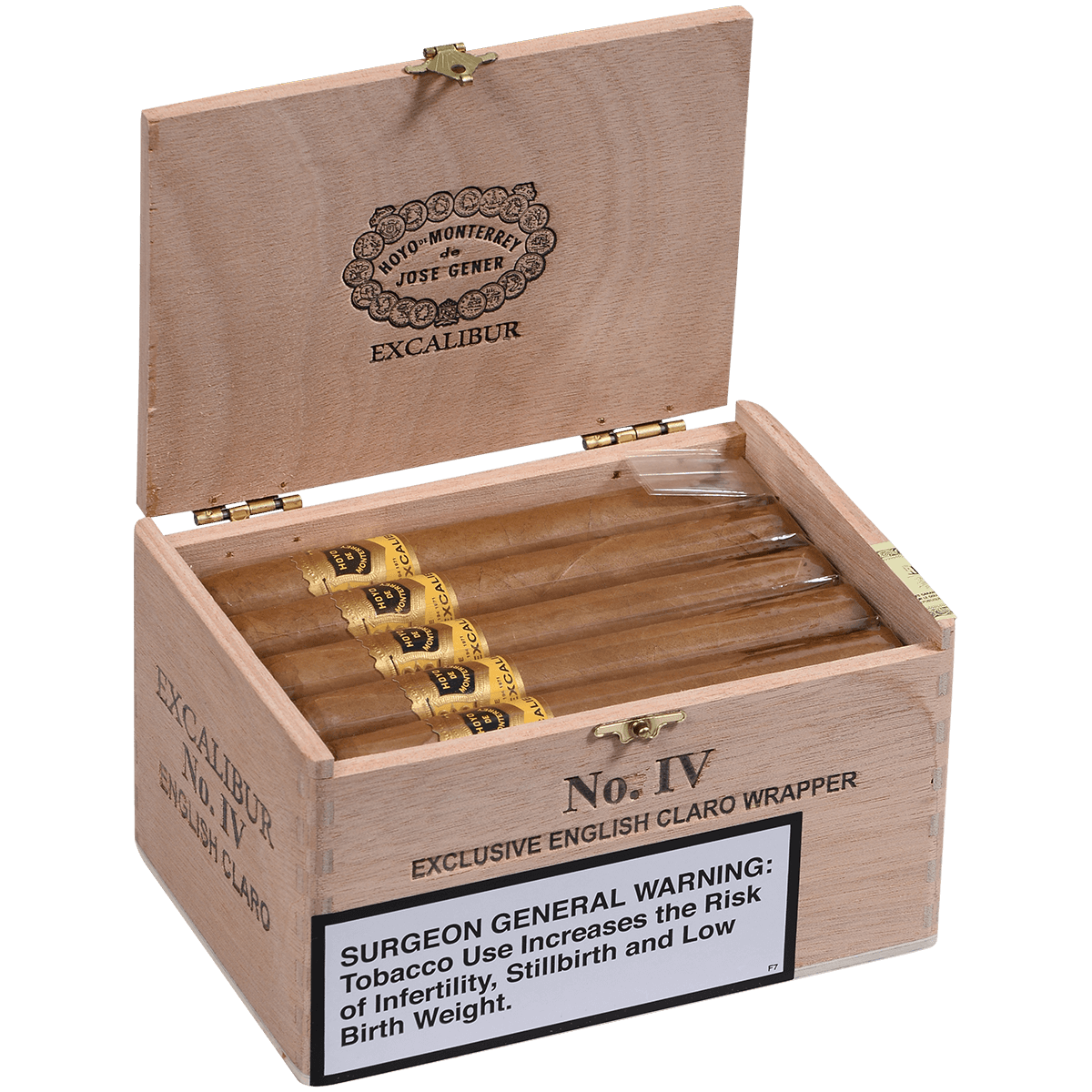 Hoyo Excalibur English Claro No. Iv 20 Ct. Box 5.63X46