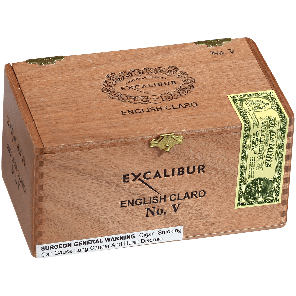Hoyo Excalibur English Claro No. V 20 Ct. Box 6.25X45