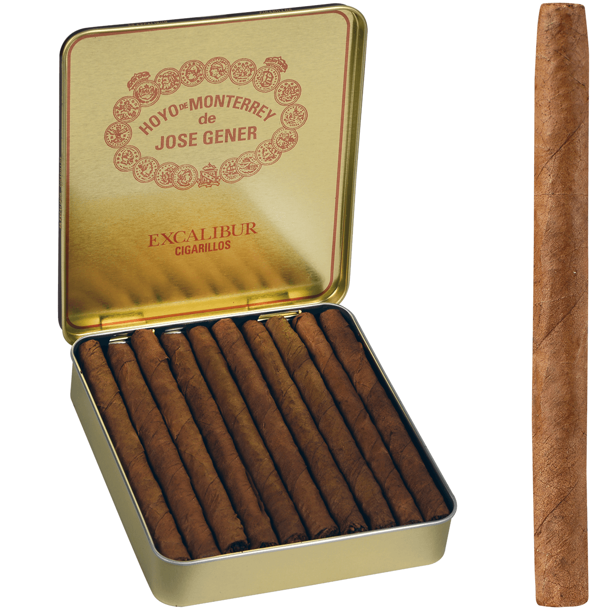 Hoyo Excalibur Cigarillo 10/20 Tins 4.00X24