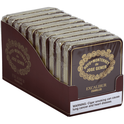Hoyo Excalibur Cigarillo 10/20 Tins 4.00X24