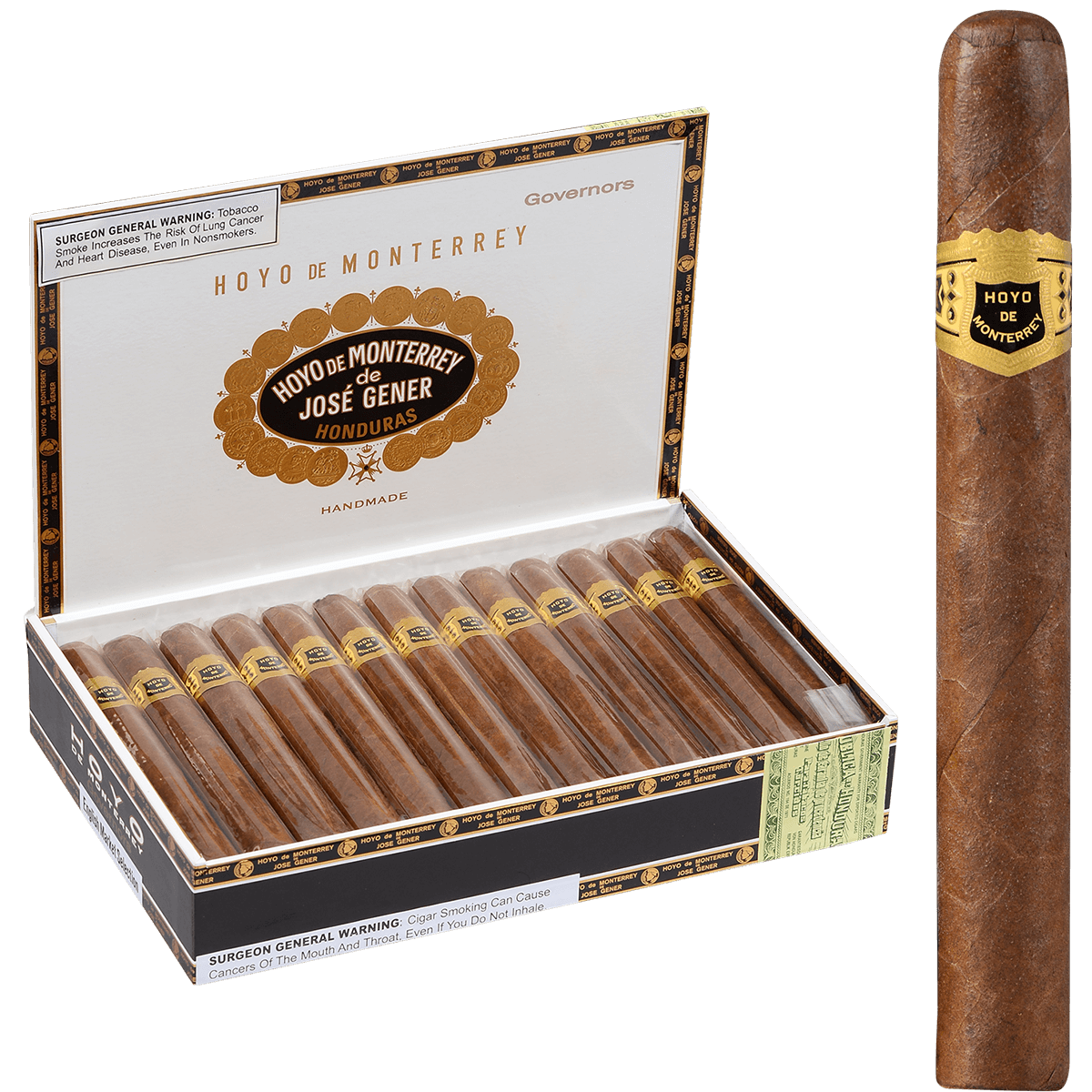 Hoyo De Monterrey Ems Governor 25 Ct. Box 6.12X50