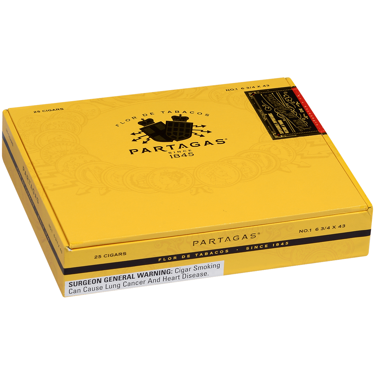 Partagas Number 1 25 Ct. Box 6.75X43
