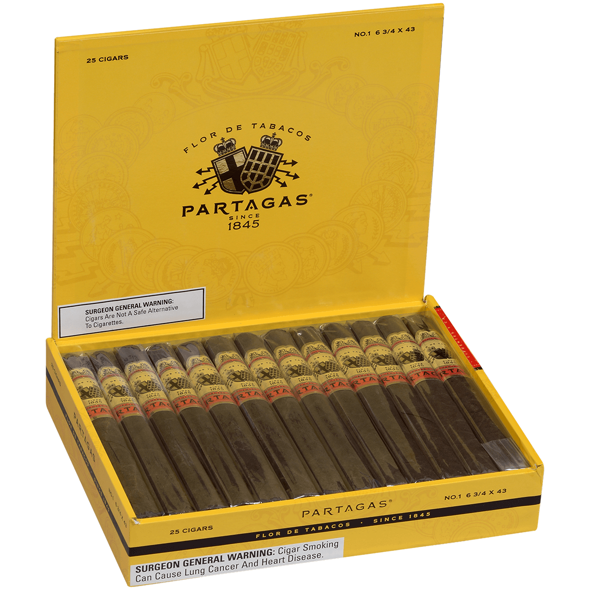 Partagas Number 1 25 Ct. Box 6.75X43