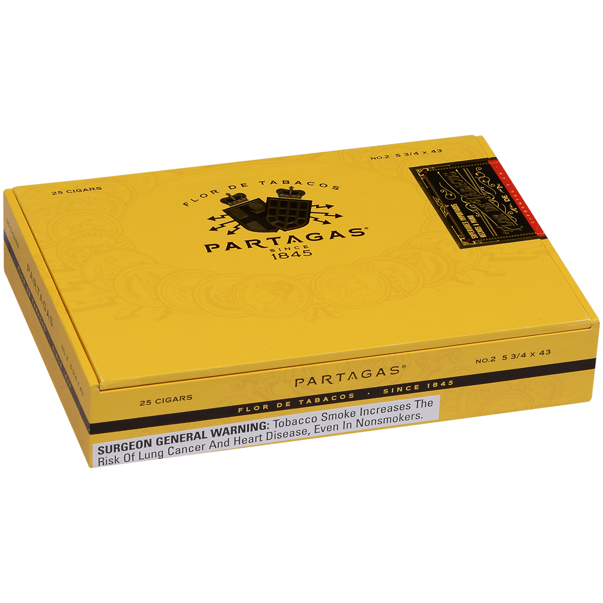 Partagas Number 2 25 Ct. Box 5.75X43