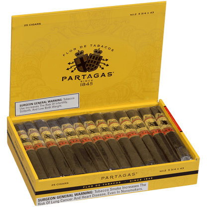 Partagas Number 2 25 Ct. Box 5.75X43