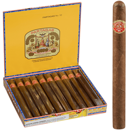 Partagas Number 10 10 Ct. Box 7.50X49