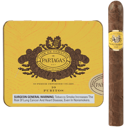Partagas Puritos 10/10 Packs 4.19X32