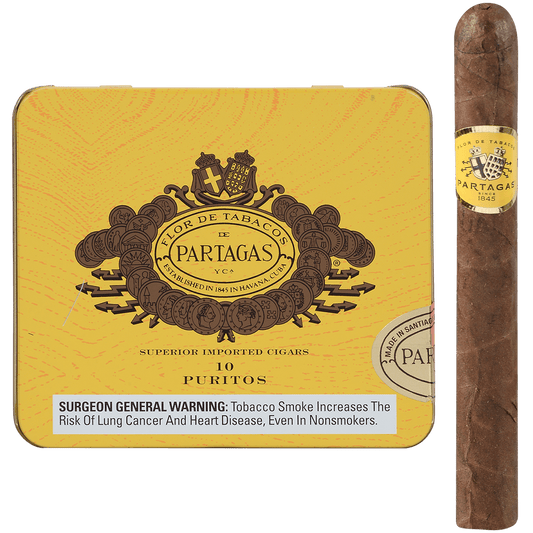 Partagas Puritos 10/10 Packs 4.19X32