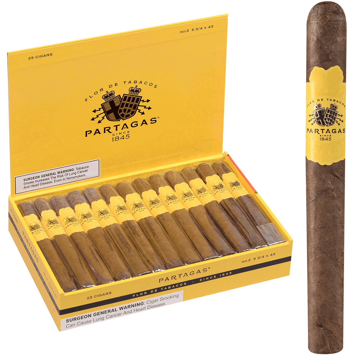 Partagas Robusto 25 Ct. Box 4.50X49