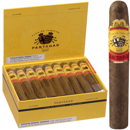 Partagas Gigante 25 Ct. Box 6.00X60