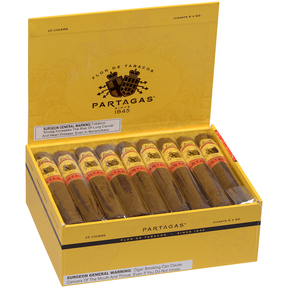 Partagas Gigante 25 Ct. Box 6.00X60